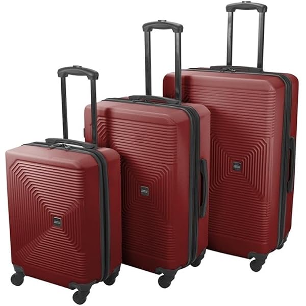 SODウォーター AMEX AMEXプラス 3本セット Amazon.com | American Flyer Knox 3-Piece Hardside Luggage Set
